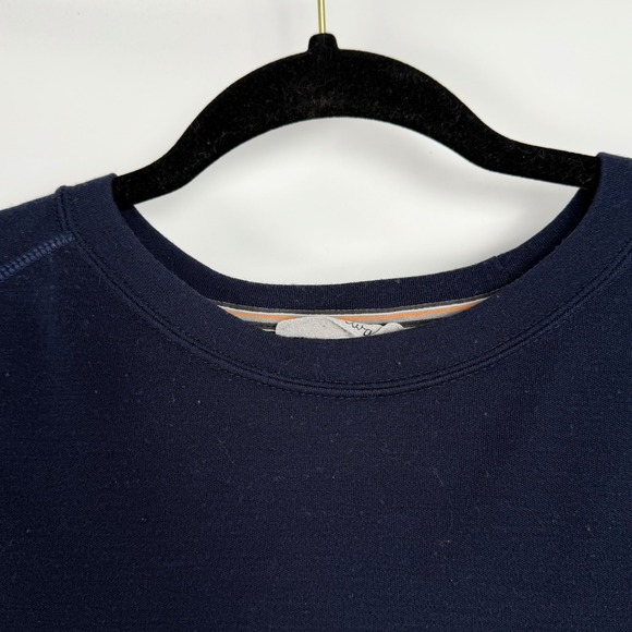 Smartwool Men's Navy Blue Merino Wool Long Sleeve Base Layer Sweater Size Medium - Picture 3 of 8